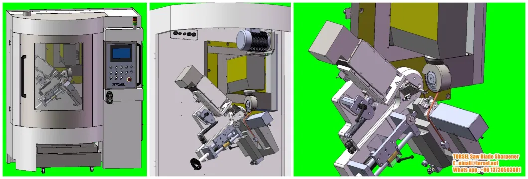 Funzione CNC Agli apparecchi per affilare la lama di sega a bisellino angolare 3